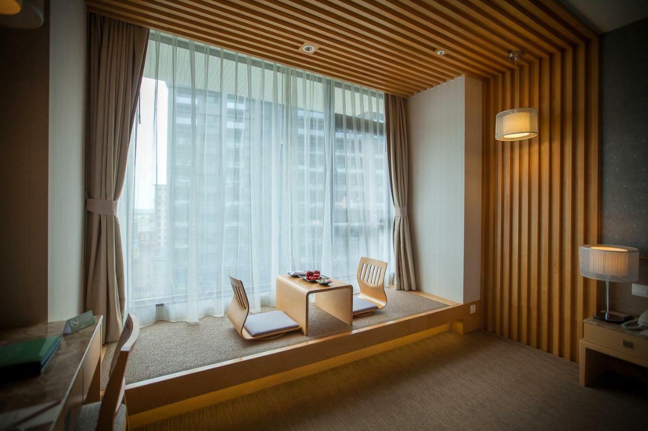 Evergreen Resort Hotel - Jiaosi Jiaoxi Bagian luar foto A traditional Japanese room